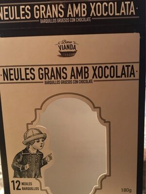 Foto de Neules grans amb xocolata