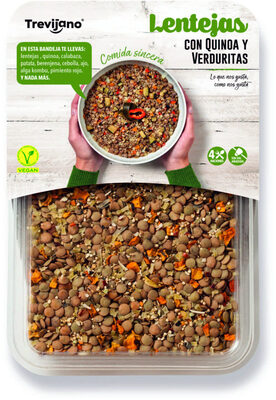 Foto de Lentejas con Quinoa y Verduritas