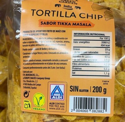 Foto de Tortilla Chip Tikka Masala