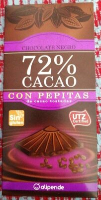 Foto de Chocolate negro 72% cacao