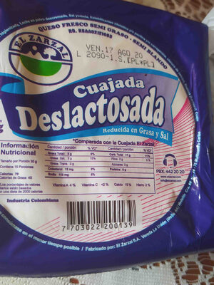 Foto de Cuajada Deslactosada