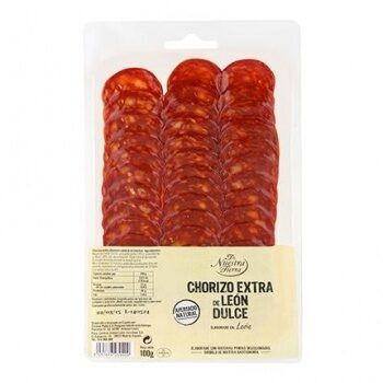 Foto de Chorizo de león dulce loncheado
