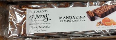 Foto de Turrón de mandarina y praliné avellana