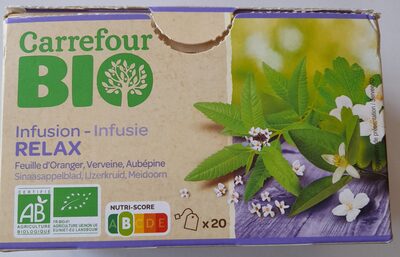 Foto de Infusion RELAX Feuilles d'Oranger, Verveine, Aubépine
