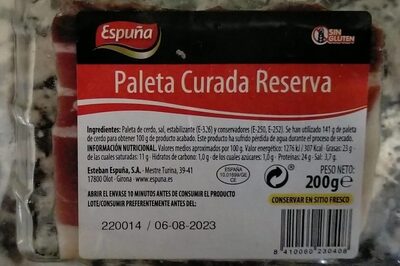 Foto de Paleta curada reserva