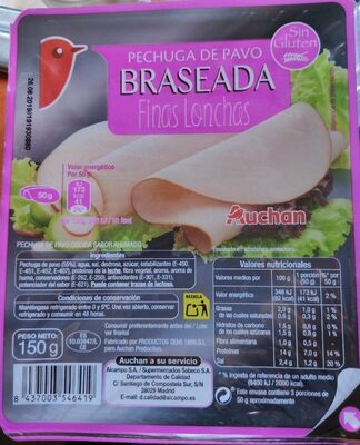 Foto de Pechuga de pavo braseada finas lonchas