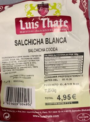 Foto de Salchicha Blanca