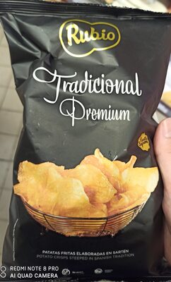 Foto de Premium Tradicional patatas fritas elaboradas en sartén Sin Gluten bolsa 130 g