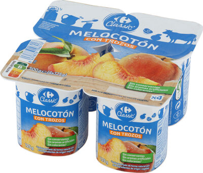 Foto de Leche fermentada Con Melocoton