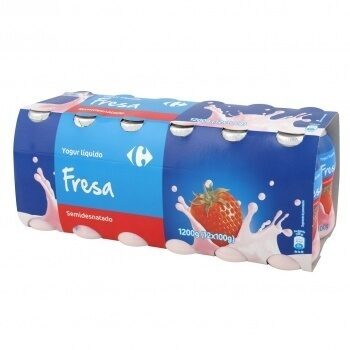 Foto de Yogur liquido fresa