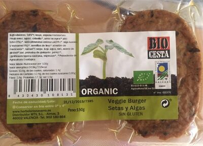 Foto de Veggie burguer setas y algas