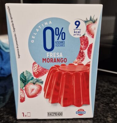 Foto de Gelatina fresa 0% azúcares