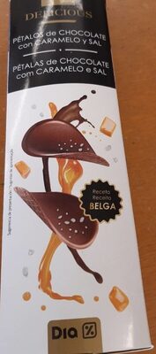 Foto de Pétalos de Chocolate con Caramelo y Sal