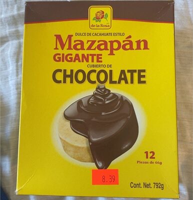 Foto de Box mazapan covered chocolate of pieces authentic