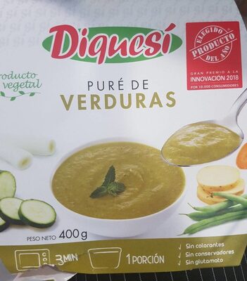 Foto de Puré de verduras tarrina 400 g
