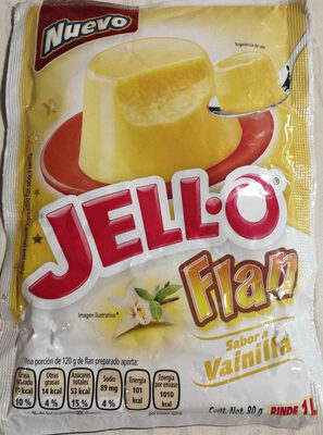 Foto de Jello Flan sabor vainilla