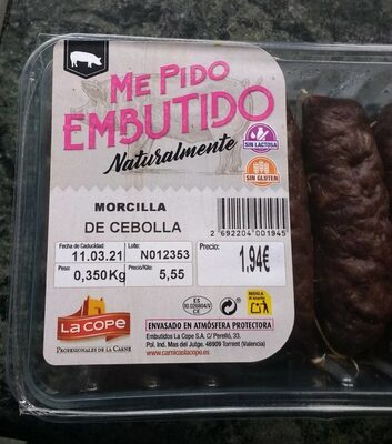 Foto de Morcilla de cebolla