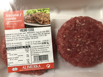 Foto de Burger meat vacuno y cerdo