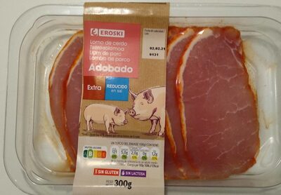 Foto de Filetes de lomo de cerdo adobado extra reducido en sal