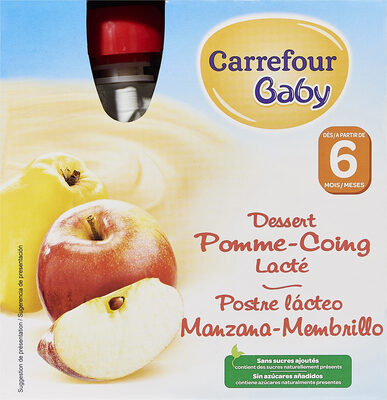 Foto de Dessert lacté Pomme-Coing
