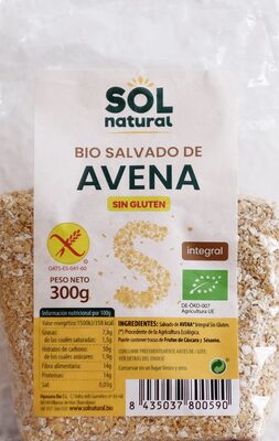 Foto de Bio Salvado de avena sin gluten integral