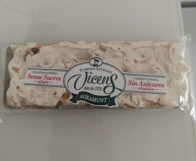 Foto de Turrón almendra sin azúcares añadidos