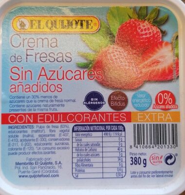 Foto de Crema de fresas