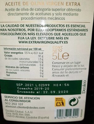 Foto de Aceite de oliva virgen extra