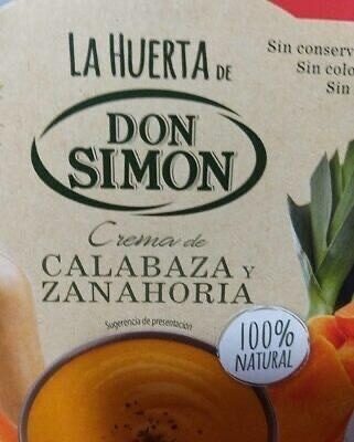 Foto de Crema de calabaza y zanahoria