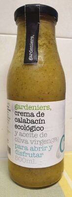 Foto de Crema de calabacín ecológico y aceite de oliva virgen (3%)