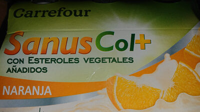 Foto de Sanus col+ con esteroles vegetales añadidos naranja