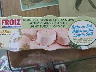 Foto de Atun claro en aceite de oliva bajo en sal