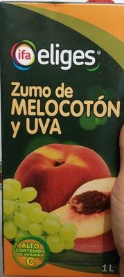 Foto de Zumo de melocotón y uva