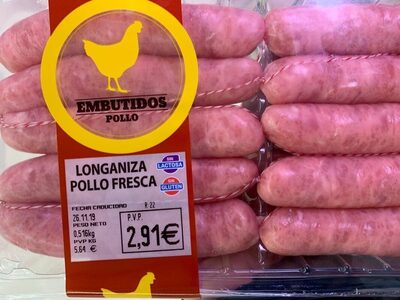 Foto de Longaniza pollo fresca