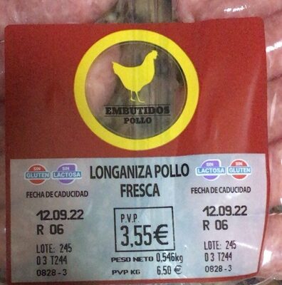 Foto de Longaniza de Pollo Fresca