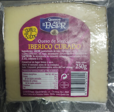 Foto de Queso de mezcla ibérico curado