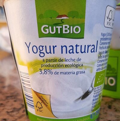 Foto de Yogur natural ecológico