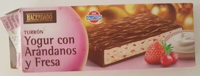 Foto de Turrón yogur con arándanos y fresa