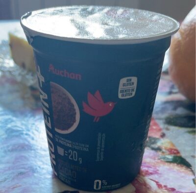 Foto de Postre lacteo de cacao +protein