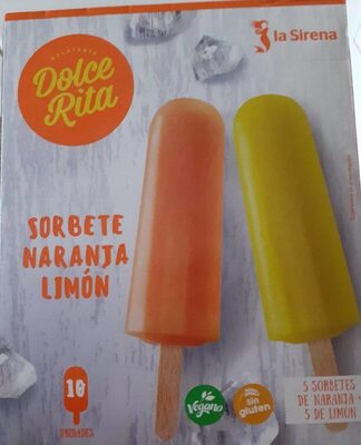 Foto de Sorbete naranja limón