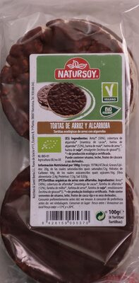 Foto de Tortas de arroz con algarroba