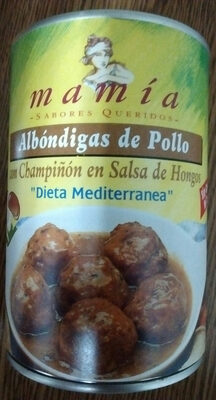 Foto de Albóndigas de pollo con champiñón en salsa de hongos