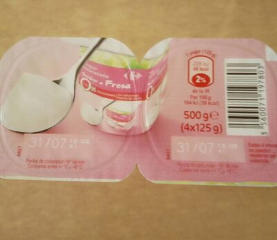 Foto de Yogurt fresa 0%