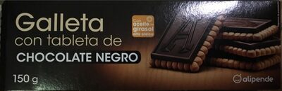 Foto de Gallera con tableta de chocolate negro