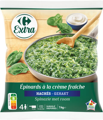 Foto de Épinards à la crème fraîche Hachés