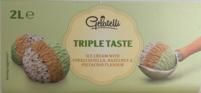 Foto de Triple Taste Ice Cream with Stracciatella, Hazelnut & Pistachio
