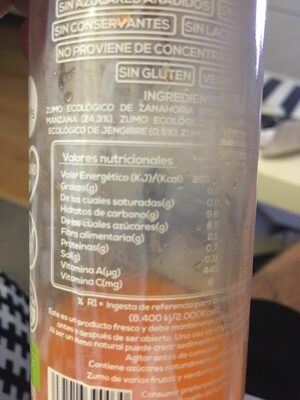 Foto de Smoothie Fresco Bio Carrot Sunset 300 ML.