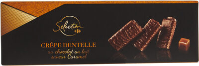 Foto de Crêpe dentelle au chocolat au lait saveur caramel