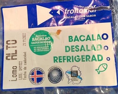 Foto de Bacalao desalado refrigerado