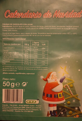Foto de Calendario de Navidad Chocolate con leche